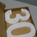 30th Birthday Decorations for Her Him,30th Birthday Centerpieces Table Decorations for Women Men,Light Up Numbers 30 Sign for Party Backdrop Wall Decor for 30 Wedding Anniversary Decoration