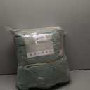 ROSGONIA Oversized King Comforter Sage Green, 3pcs(1 Boho Comforter & 2 Pillowcases), Lightweight Oversized King Size Comforter Sets Bedding Blanket