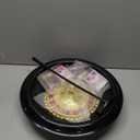 Roulette Wheel Set  16-Inch Gambling Wheel with Reversible Roulette and Black Jack Table Cotton, Chips, 2 Decks of Cards, and More by Trademark Poker