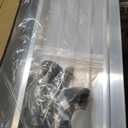 Threshold Ramp for Wheelchairs, 3.4-7.1" Rise and 36"36" Platform Aluminum Wheelchair Ramp, Door Threshold Ramps with a Non-Slip Thick Door Mat