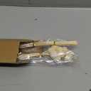 20Pcs Natural Dried Flowers Yellow Billy Balls Flowers 16" Dried Flower Bouquet Flowers Arrangements Bouquet for Boho Vases for Decor Wedding Home Party (White)