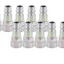 Prevost ERP 076201 (10 Pack) 1/4" Female NPT High Flow Interchange Plug European Style