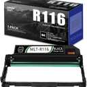 R116 MLT-R116 Drum Unit Replacement for Samsung mlt-r116 mlt r116 r116 Imaging Unit M2625 M2835 M2875FW M2625D M2626 M2885FW M262x M267x Printer (1-Pack, Only Drum)