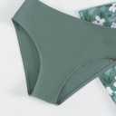 SHENHE Girl's 3 Piece Cute Ditsy Floral Print Triangle Bikini Swimsuit with Beach Cover Up