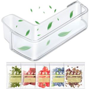 Upgraded DA97-12652A Door Shelf Basket Bin (Left Middle) Compatible with Samsung RF263TEAE, RF263BEAESR, RF265BEAESG, RF265BEAESR, Part number: 3973522 AP5623588 PS4176655 EAP4176655