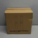 Wall Sconces Set of Two, 22" Black and Gold Bathroom Sconces with Clear Glass, Hardwired Modern Sconces Wall Decor Set of 2 Wall Light fixtures for Bathroom Mirror Living Room Hallway Bedroom