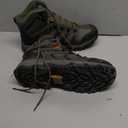 NORTIV 8 Men's Ankle High Waterproof Hiking Boots Outdoor Lightweight Shoes Trekking Trails Armadillo (12 Wide, Army/Green/Black/Orange)