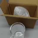 Glass Coffee Mugs, 20 oz Ice coffee cups, Large Clear Tea Cups Set of 2, Glass Mugs with Handles, Glass Cups for Latte, Cappuccino, and Tea