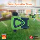 Sprinkler Timer Smart Water Timer: Zigbee Hose Watering Timer, Automatic Irrigation System Controller, App Remote Control, Tuya Zigbee Hub Required, Smart Irrigation Controller for Outdoor Watering