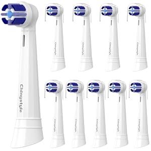 10 Pack iO Toothbrush Replacement Heads Compatible with Oral-B iO Series, Fit for iO 3/ 4/ 5/ 6/ 7/ 8/ 9/ 10 Electric Toothbrush, White