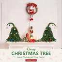 Tabletop Norfolk Pine Christmas Tree, 2FT Green Mini Artificial Christmas Tree with Norfolk Branch, Small Xmas Tree for Christmas Holiday Indoor Decoration