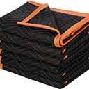 Large Moving Blankets 80 * 72in Heavy Duty Packing Blankets for Furniture Moving Shipping Wrapping Quilted Furniture Pads for Moving, Padded Mover Blankets 6pack