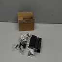 9 Pack Stainless Steel Vinyl Record Display Shelf Wall Mounted Holders Vinyl Wall Mount, Black Metal Stand Set for Albums LP Record Wall for CD Floating Record Display