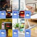 5-Pack Compatible Brother P Touch Label Tape Multicolors TZe-231 tz431 531 tze-631 731 12mm 0.47 Laminated Label Maker Tape Work for PT-D210 H110 D220 D410 D600, Black on White/Red/Blue/Yellow/Green