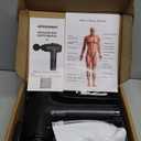 APHERMA Massage Gun, Muscle Massage Gun for Athletes Handheld Electric Deep Tissue Back Massager, Percussion Massage Device for Pain Relief with 30 Speed Levels 9 Heads Black