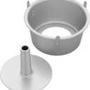 Wilton Angel Food Cake Pan 7" x 4.5" - One Pack Silver