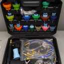 VEVOR 28 pcs Universal Radiator Pressure Tester Kit, Coolant Pressure Tester Kit with Manual Pump and Color-Coded Test Caps, Coolant Vacuum Refill kit for Cars Motorcycles Trucks Cooling System