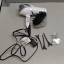 REVLON Infrared Hair Dryer with Diffuser & Concentrator  Ionic Ceramic Blow Dryer for Frizz Control, Shine, Soft Hair & Moisture Protection  1875W Professional SalonQuality (White)