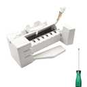 GE WR30X39345 Refrigerator Ice Maker Kit Built-in with Auger, Small Cube Part Production Number 245D3112G001 and CAN03-101 Replace WR30X31922, WR30X36235, 4979419, AP7205611, PS16874486