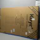 Kuyal Office Chair Mat for Carpet, Set of 2, 32x48 Clear Heavy Duty Computer Chair Mat, Under Desk Protector Carpeted Floors Mat, Easy Chair Movement,Ship Flat, 32" X 48" 2Pack