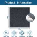 Peel and Stick Carpet Squares 24" x 24", Self Adhesive Non-Slip Carpet Tiles, Peel and Stick Soft Padded Carpet Tiles for Kitchen Bedrooms Indoor Outdoor(20 Tiles/80 sq ft)