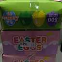 LEASEN [ 12 Surprise Golden Eggs ] 500 Pack Plastic Easter Eggs Bulks, 2.3 Inch Empty Easter Eggs, Bright Colors Plastic Eggs Fillable for Easter Hunt, Basket Stuffers Fillers, Easter Party Favor Pack Of 3