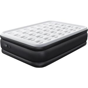 Queen Size Air Mattress, Inflatable Blow Up Mattress with Built in Pump 16" Raised for Home Guest and Camping, Portable Air Bed with Carry Bag, 660 lbs Weight Capacity, Non-Slip Bottom