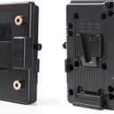 V Mount to Gold Mount Battery Adapter Plate Converter V Lock Compatible with Anton-Bauer Sony HDV DSLR Rig Panasonic ARRI RED JVC Video (A-GP-S) (2)