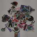 Gaming Sticker Pack Gift, 50  Pieces, Waterproof Vinyl Decals for Guitar, Skateboard, Water Bottle