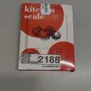 Mik-Nana Food Scale Pink, 10kg/ 22lb Digital Kitchen Scale Weight Grams and Oz for Baking and Cooking, 1g/ 0.1oz Precise Graduation, Easy Clean Stainless Steel