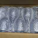 24pcs Blue Plastic Wine Glasses 13.5oz Reusable Acrylic Wedding Goblets Toasting Glassware Unbreakable Wine Cups with Long Stem Crystal Drinking Glasses Champagne Flutes for Bar Restaurants Party, Large