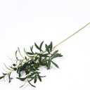 Frogued Artificial Olive Branches for Vases, 35 Inch Faux Olive Branch Greenery Stems Fake Plants with 6 Branches Green Branch Home Decoration Indoor Green