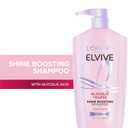 L'Oreal Paris Elvive Glycolic + Gloss Shine Boosting Shampoo, Cleanses and Smooths Dull, Porous Hair Into High-Shine, Glossy Hair, 28 Fl Oz