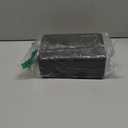 Fitvids Set of 2 High Density Premium - EVA Yoga Blocks, 9"x6"x4" Each (Black)