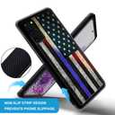 ZHEGAILIAN Case for Samsung Galaxy S20 Plus,Thin Blue Line American Flag S20+ Plus Men Boy,Drop Protection S20 Plus 6.7-inch