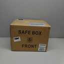 1.2 Cu Ft Home Safe, Small Safe Box with Fireproof Waterproof Bags, Programmable Keypad and Removable Shelf, Security Digital Home Safe for Home Money Firearm Medicines Valuables