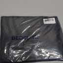 BEDELITE Satin Fitted Sheet and Pillowcase Set, Luxury Soft Similar to Silk Bottom Bed Sheet with Elastic Corner Straps, Deep Pocket up to 15 Inch, 1 Fitted Sheet and 1 Pillowcase(Twin, Black)