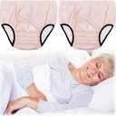 2 Pics Plus Size Adult Leak-Proof Underwear for Incontinence,Low Noise Reusable Waterproof Adult Underwear,Plastic Pants for Adults Nude 3XL