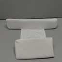 Baby Side Sleeper Weddge Adjustable Soft and Breathable Pillow (White)