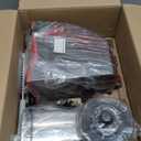 Electric Cheese Grater, Upgraded Salad Maker with 5 Replaceable Stainless Blades, 250W Electric Cheese Shredder, One-Touch Control Vegetable Cutter Kitchen Slicer for Cheeses, Fruits, Nuts (A-Space silver)