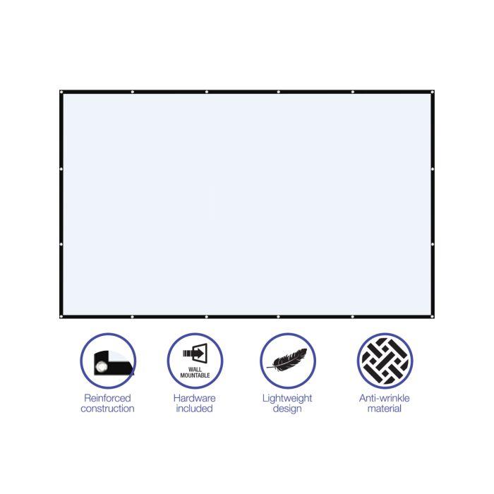 GPX 120" Indoor Soft Projection Screen (PJS129)