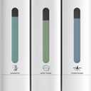 Shampoo and Conditioner Dispenser - Shower Soap Dispenser Wall Mounted No Drill - Shampoo Conditioner Body Wash Dispenser 3 Chamber - Easy Install for Bathroom Hotel White 1200ml