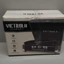 Victrola Journey Bluetooth Portable Suitcase Record Player  with Built-in Speakers, 3 Speed Vinyl Record Player, RCA Out, Headphone Jack (Gray)
