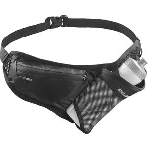 Salomon Unisex Active Bottle Belt, Storage & Hydration Belt (NS, BLACK)