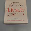 Kitsch Luxury Shower Caps for Women Reusable Waterproof - Flexi Satin Lined, Large Shower Cap for Men, Non-slip, Quick-dry, Adjustable, Stylish Hair Cap for Long & Short Hair - Cherry Print