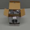 Electric Salt and Pepper Grinder Set Automatic Battery Pepper Mill Shakers Adjustable Coarseness Upgraded Larger Capacity with Led Home and Kitchen Appliances Birthday Gifts for Women Mom (Black/Black)