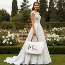 Mrs Tote Bag Est. 2025  Wedding Gift Bag for Bride, Bachelorette Party Tote, Canvas Honeymoon Bag for Women