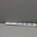 AmazerBath 3 PCS Shower Door Bottom Seal for 3/8 Inch Glass - (15.75 Inches x 3), 3 Section Segmented Shower Installation Kit Frameless Glass Door Seal Strip