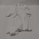 Mens Linen Shirts Short Sleeve Button Down Shirt Casual Cuban Guayabera Lightweight Summer Beach Solid Tops (4X-Large, White)