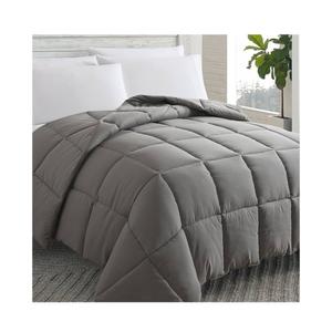 Cosybay Down Alternative Comforter (Blue/grey,Queen) - All Season Soft Quilted Q Size Bed Comforter - Duvet Insert with Corner Tabs - Winter Summer Warm Fluffy, 88x92.inches